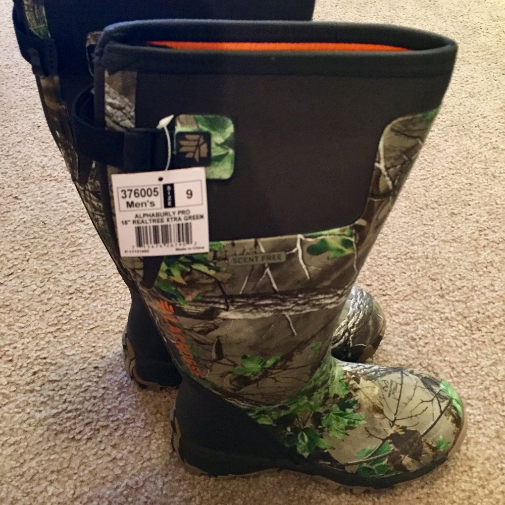 Men's Lacrosse Alphaburly Pro 18" Boots Size 9 NWT